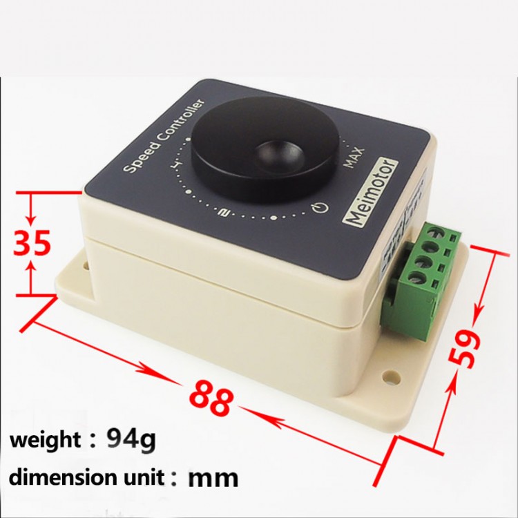 Dc Motor Speed Controller V A Pulse Width Modulator Pwm Speed