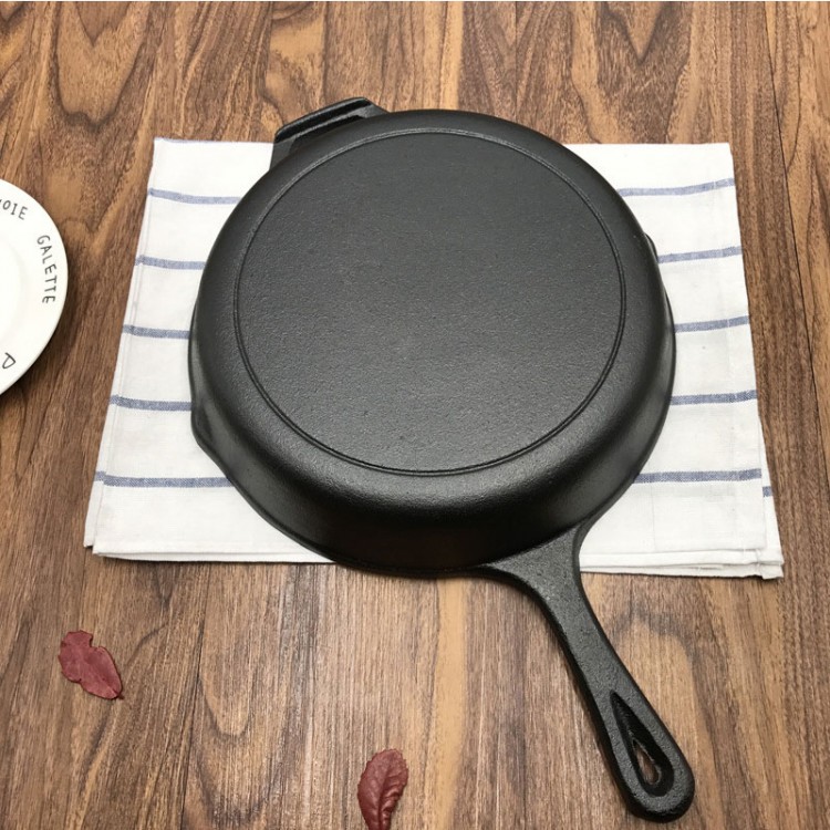 26cm Non Stick Frying Pan Cast Iron Skillet Pan Cooking Pot Non Coating