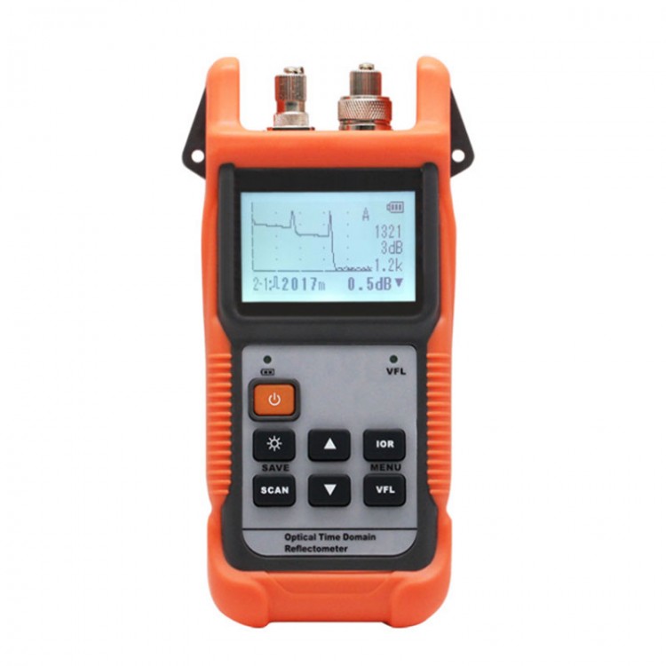 Optical Time Domain Reflectometer Mini Otdr With Built In Vfl For Sm