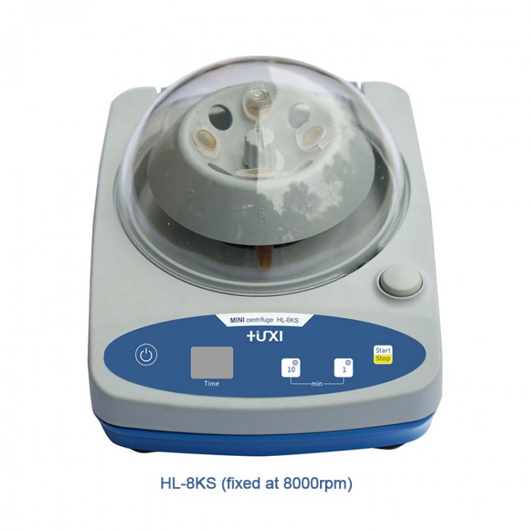 HL 8KS 8000RPM Mini Centrifuge Machine Laboratory Microcentrifuge For 0