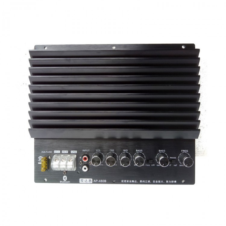 AP 480B 12V Subwoofer Bluetooth Amplifier 1000W Fits 10 Dual Magnetic