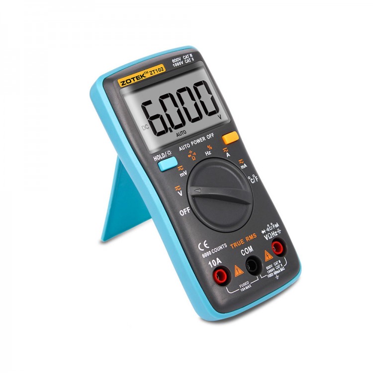 Zotek Zt Digital Multimeter Tester V Cat Iii V Cat Ii