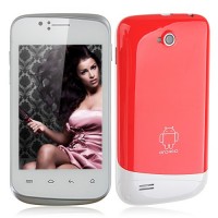 F1658 Smart Phone Android 2.3 SC6820 1.0GHz WiFi 3.5 Inch Capacitive Screen- Red