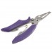 Multi-purpose Fishing Pliers Scissors Professional Fishing Instrument for Fisherman-Purple