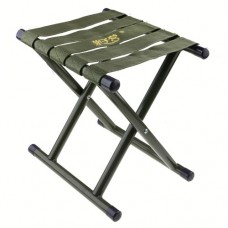 Outdoor Fishing Beach Chair Folding Stool Round Bottom L Size-Army Green