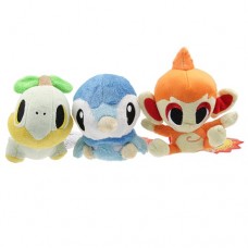 Cute Pokemon Piplup Turtwig Chimchar Soft Plush Stuffed Toys