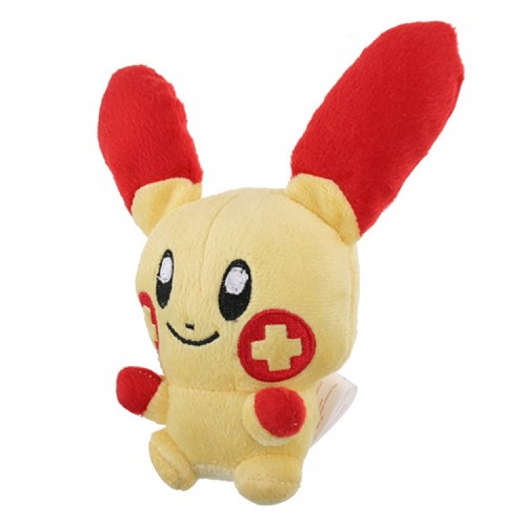 Brand New 6.5'' Pokemon Plusle Figure Stuffed Animal Plush Toy - Free ...