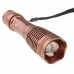 UltraFire XML-T6 Flashlight Lotus Head Focus T6 Flashlight  Gold