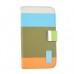 Inner Plastic Case Color Match Leather Case Cover for SS Galaxy NoteII N7100