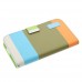 Inner Plastic Case Color Match Leather Case Cover for SS Galaxy NoteII N7100