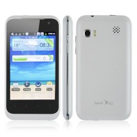 Mini G11 Smart Phone Android 2.3 MTK6515 1.0GHz WiFi 3.5 Inch- White