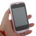 T328w Smart Phone Android 2.3 MTK6515 1.0GHz WiFi 3.2 Inch Capacitive Screen- Pink