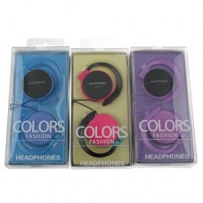 Colors Fashion 3.5mm Port Supra-aural Headphone Earphone