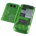 N100 TV Phone Dual Band Dual SIM Card Dual Camera Bluetooth FM 3.2 Inch Touch Screen- Green