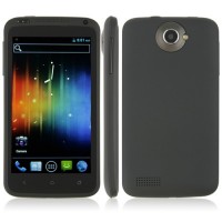 ONE X++ Smart Phone Android 4.0 MTK6577 Dual Core 1G RAM 3G GPS 4.7 Inch- Black