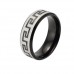 Fashion Black Titanium Steel Ring 7, 8, 9, 10