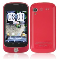 S520 Smart Phone Android 2.3 OS MTK6513 WiFi 3.5 Inch Multi-touch Screen- Red