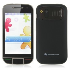 X800D 4.0 Inch Dual Band Dual SIM Card Phone Bluetooth FM Dual Camera- Black
