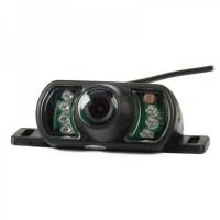 HP-DM320 Car GPS Wired Rear View Camera w/ 7-IR Night Vision (NTSC)- Black