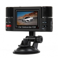 Dual 3MP Lens Wide Angle Car DVR Camcorder (2.7" TFT LCD)