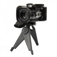 HD9100 2.5" LTPS LCD CMOS 16MP Digital Video Camera w/ 16X Digital Zoom+Long Lense- Black