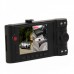 3.0MP CMOS Car Wide Angle Dual Lens DVR Camcorder w/ 4-IR LED Light - Black (2.7" TFT LCD)