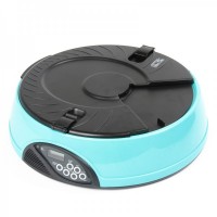 1.1" LCD 6-Tray Automatic Pet Feeder with Timer (4 x Size-C)