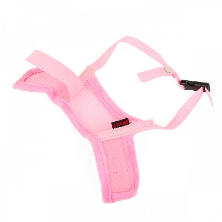 pink muzzle for barking