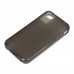 Genuine Q-case Dust-Proof Case-Transparent Black(For iphone4/4s)