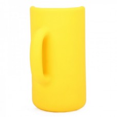 Yellow Fashion CUP Stander Silicone Protective Case Taylor Design for iPhone4/4S