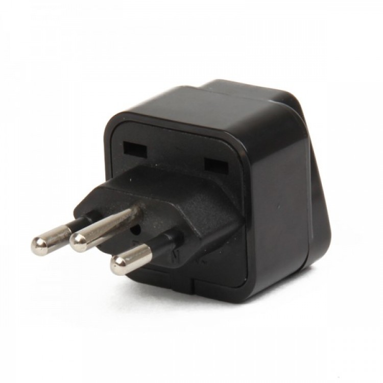 3-PIN AU / US / UK / EU to Brazil Travel Power Plug Adapter - Black ...