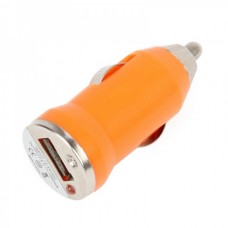 Micro USB Cable + Mini Car Charger (Orange)