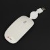 MCSaite USB Optical Mouse with Retractable Cable - white (70CM-Cable)