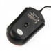 MCSaite USB 2.0 600/1000/1600DPI Optical Mouse - Black+Red (130CM-Cable)