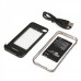 Q-Power 1700mAh Rechargeable External Backup Battery Case for iPhone 4 - White