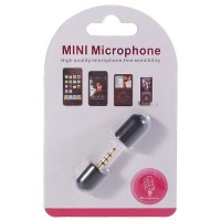 Mini Microphone for iPhone 3G/iPod Nano 4G/iPod Touch 2G/iPod Classic 120 (3.5mm Jack/Black)