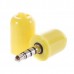 Mini Microphone for iPhone 3G/iPod Nano 4G/iPod Touch 2G/iPod Classic 120 (3.5mm Jack/Yellow)