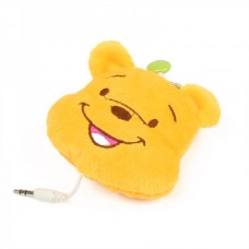 Cute Cartoon Winnie The Pooh Figure Style Earphone with Chain (3.5mm Jack / 73cm-Cable)