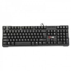 MCSAITE USB Wired 105-Key Keyboard - Black (102cm-Cable)