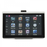 7" Touch Screen Win CE 6.0 GPS Navigator w/ FM / Bluetooth / Camera - US/Canada/Mexico Map (4GB)