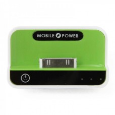 1100mAh USB Rechargeable Emergency Power Charger Battery Pack for iPhone 4/3G/iPad/iPad 2 - Green