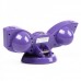 USB Rechargeable Portable Music Speaker with Clip & USB/SD/MMC Slot - Purple