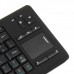 MC Saite Portable 2.4GHz Wireless 78-Keys Multimedia Keyboard with Touch Pad - Black (2xAAA)