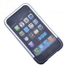 Protective Hard Shell for iPhone 3G (Silver + Black)