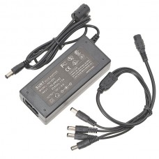 12V 4A Switching Power Adapter CCTV Camera 4 output