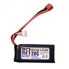 1000mAh 11.1V 20C 3S Lithium Battery Pack for RC Airplanes