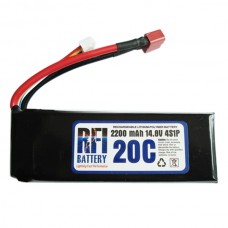 2200mAh 11.1V 20C 4S Lithium Battery Pack for RC Airplanes