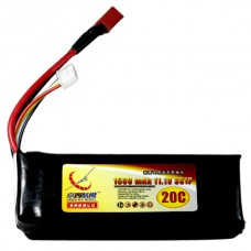 2pcs 1500mAh 11.1V 20C 3S Lithium Battery Pack for RC Airplanes