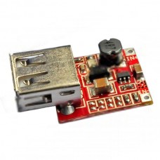 USB DC 2.5V to 6V Voltage Step Up Boost Module - Red