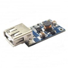 USB DC 3~4.4V to DC 5.5V Voltage Step Up Boost Module - Blue